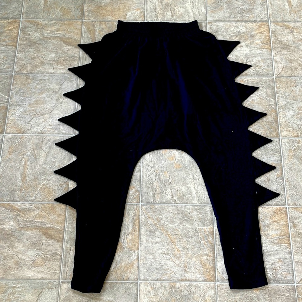 Miss Ho Black Drop Crotch Pants